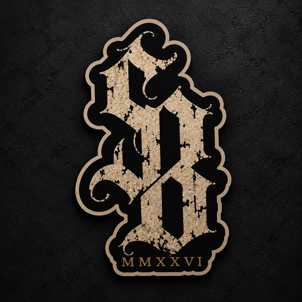 SIGNAL BLACK — SB DIE-CUT STICKER
