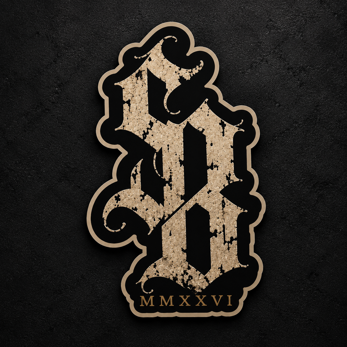SIGNAL BLACK — SB DIE-CUT STICKER