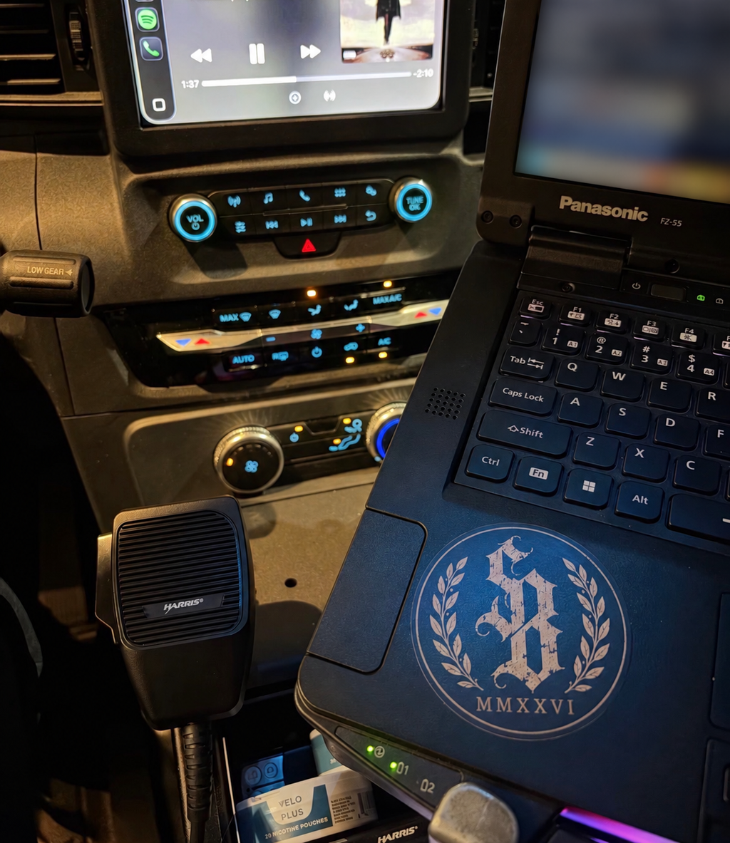 SIGNAL BLACK — LAUREL CREST STICKER