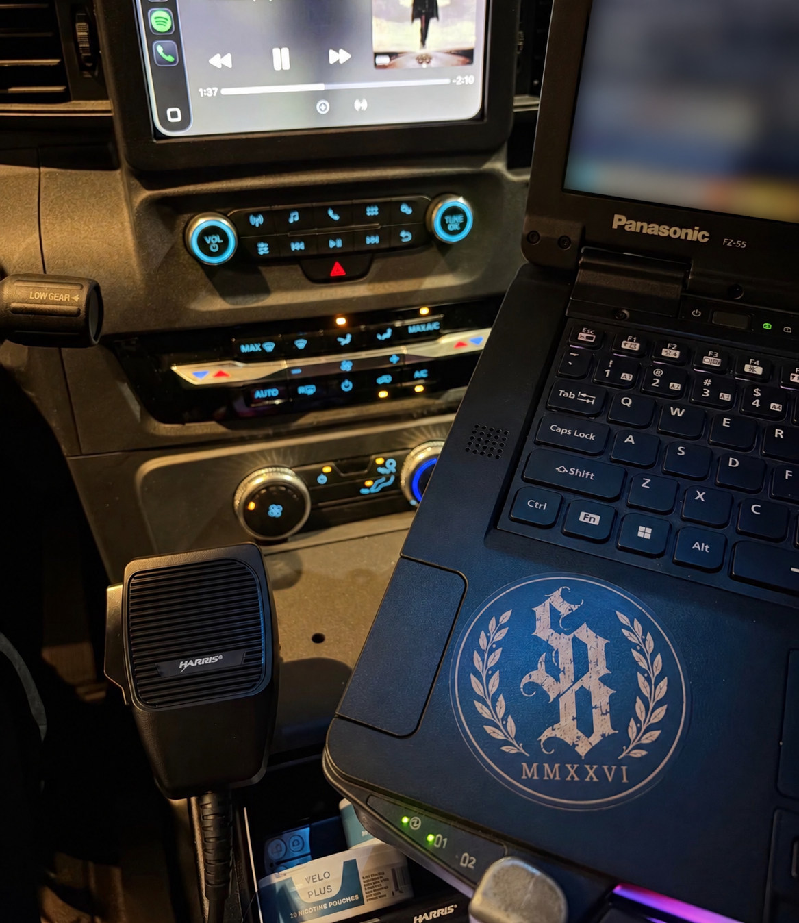 SIGNAL BLACK — LAUREL CREST STICKER