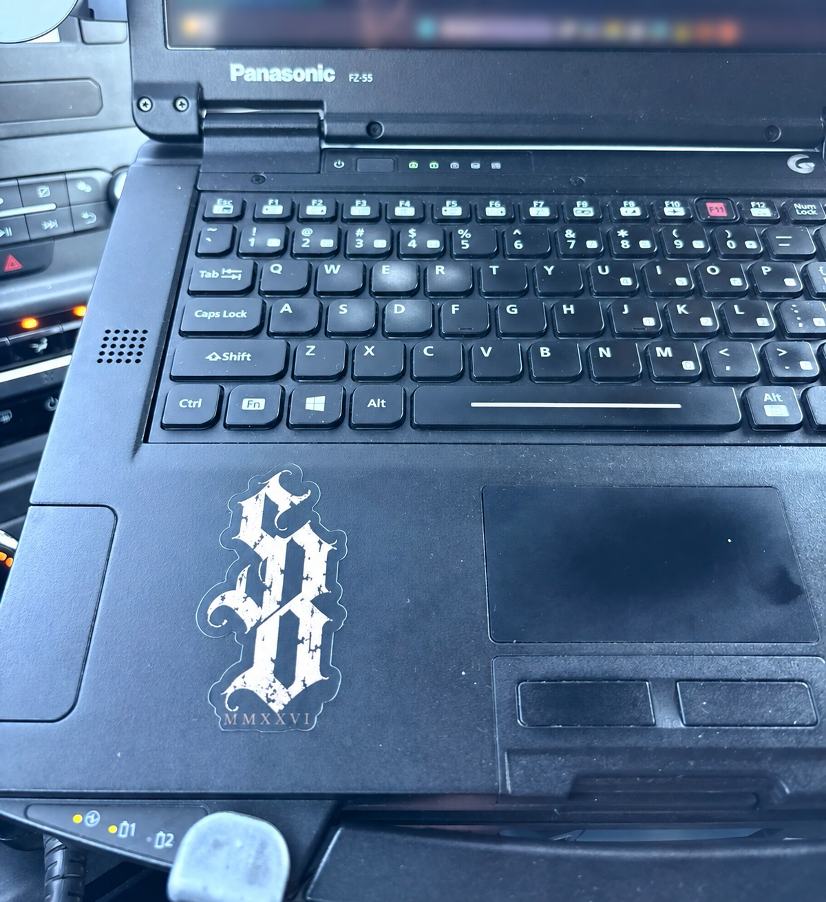 SIGNAL BLACK — SB DIE-CUT STICKER