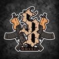 SIGNAL BLACK — SB AK STICKER