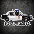 SIGNAL BLACK — LAPD CRUISER STICKER